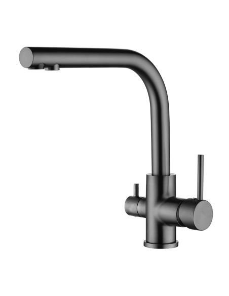 HELIKA Aquaduo 2663L Color Combi 2in1 Kitchen faucet with filtered water connection (3)