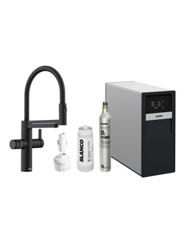 BLANCO EVOL-S PRO Soda & Filter CO2 Set Комби 5in1 Кухонный смеситель с душем, CO2 и фильтром воды (2)