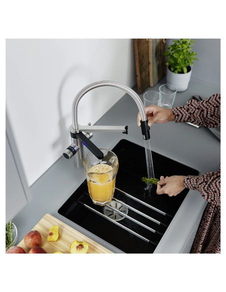 BLANCO EVOL-S PRO Soda & Filter CO2 Set Combi 5in1 Kitchen Faucet with Shower, CO2 and Drinking Water Filter (3)