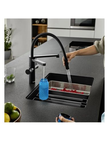 BLANCO EVOL-S PRO Soda & Filter CO2 Set Combi 5in1 Kitchen Faucet with Shower, CO2 and Drinking Water Filter (8)