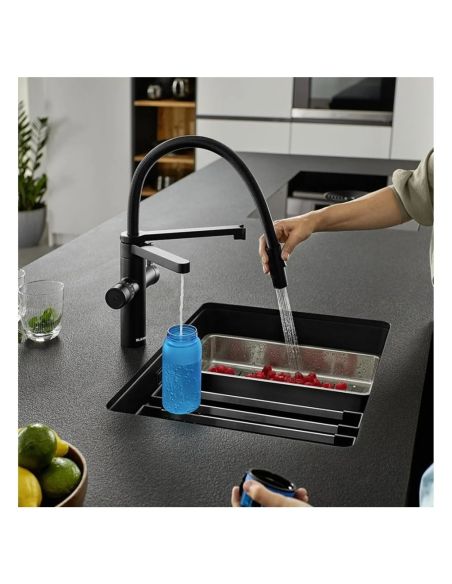 BLANCO EVOL-S PRO Soda & Filter CO2 Set Combi 5in1 Kitchen Faucet with Shower, CO2 and Drinking Water Filter (8)