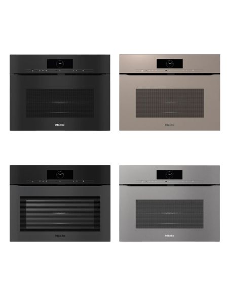 MIELE H7840 BMX Handleless microwave combination oven with a seamless design, automatic programmes and food probe