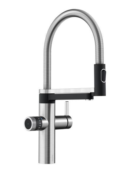 BLANCO Drink.Hot EVOL-S Pro G100+Naturale Combi 4in1 Kitchen faucet with hand schower and filtration system - a boiler HOT