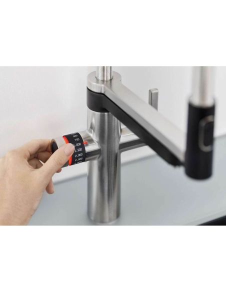 BLANCO Drink.Hot EVOL-S Pro G100+Naturale Combi 4in1 Kitchen faucet with hand schower and filtration system - a boiler HOT