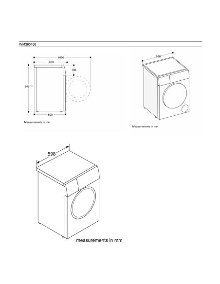 GAGGENAU WM260166 200 Sarja Eraldiseisev Eestlaetav Pesumasin (8)