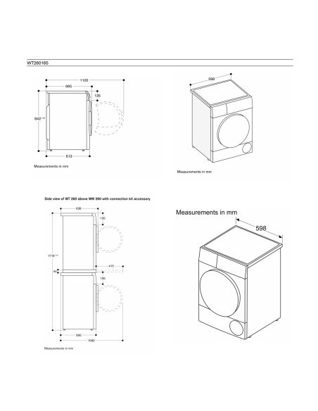GAGGENAU WT260166 200 Sarja Vapaasti seisova kuivausrumpu lämpöpumpulla (9)