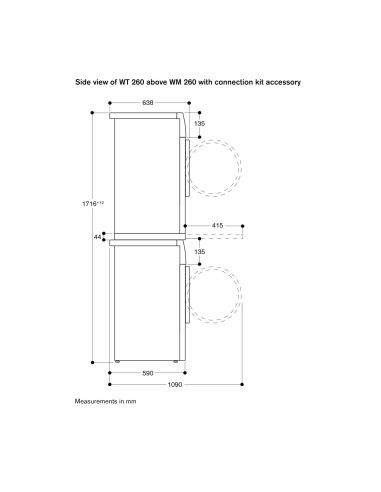 GAGGENAU WM260166 200 Sarja Vapaasti seisova edestä täytettävä Pesukone (10)
