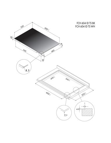 FULGOR MILANOFCH 604 ID TS Induktio Keittotaso