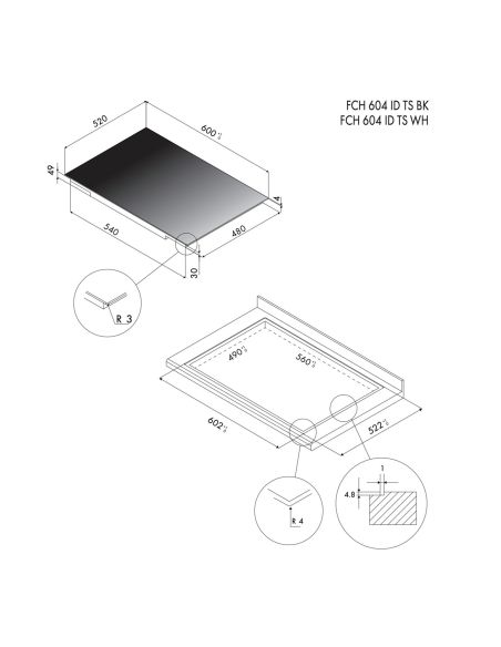 FULGOR MILANOFCH 604 ID TS Induktio Keittotaso