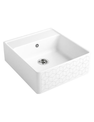 Villeroy&Boch BUTLER 60cm Single Bowl Ceramic Sink (14)