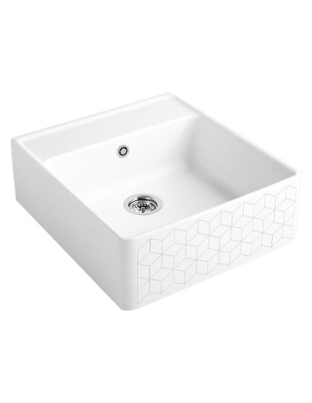 Villeroy&Boch BUTLER 60cm Single Bowl Ceramic Sink (14)