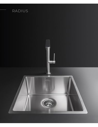 ARTINOX RADIUS 65, 65х40см RST-Ruostumattomasta teräksestä keittiöallas (3)