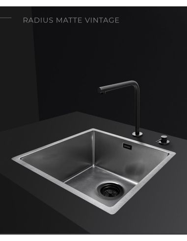 ARTINOX RADIUS 65, 65х40см RST-Ruostumattomasta teräksestä keittiöallas (2)