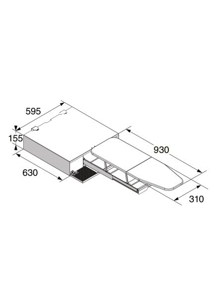 ASKO HI150W White Pull-out ironing board (2)