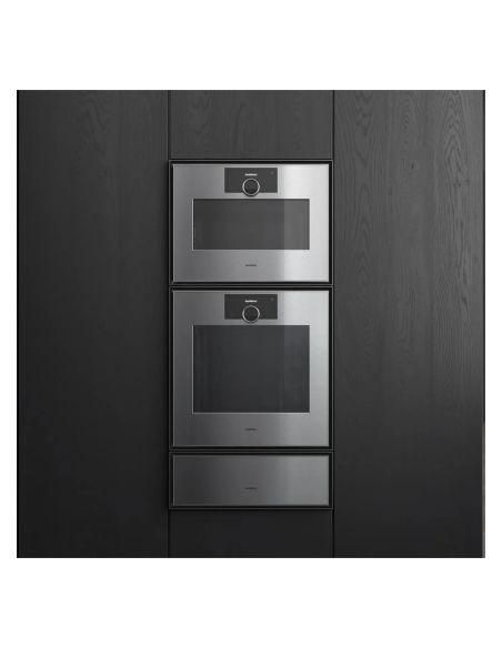 GAGGENAU GO220130 Minimalistic Серии 60cm Sterling  Встраиваемый С пиролизом Правосторонний Духовой шкаф (4)