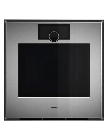 GAGGENAU GO221130 Minimalistic Снрии 60cm Sterling  Встраиваемый С пиролизом Левосторонний Духовой Шкаф (1)