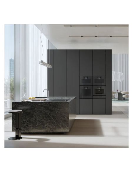 GAGGENAU GM250100 Minimalistic Sarja 60cm Onyx Integreeritav Kompaktahi Mikrolainefunktsiooniga, Parempoolne
