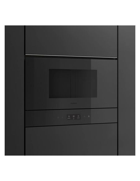 GAGGENAU GM220100 R Minimalistic Sarja 38cm Onyx Integreeritav Mikrolaineahi, Parem/ parempoolsete hingedega-st (2)