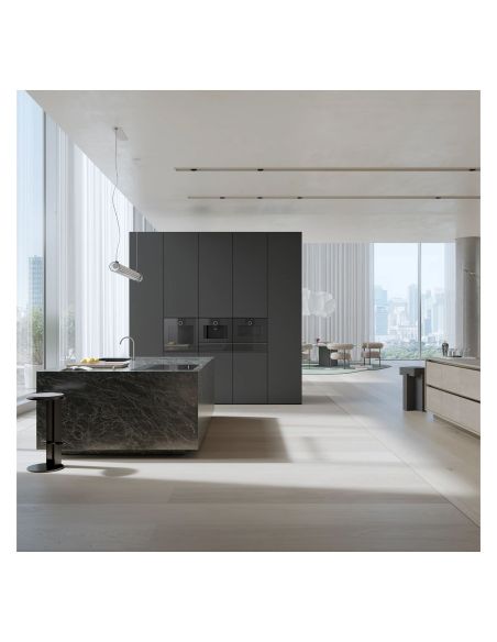 GAGGENAU GC261100 Minimalistic Серии 45см Onyx с Подключением к водопроводу Встраиваемая автоматическая кофемашина (5)