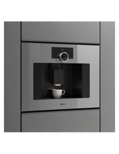 GAGGENAU GC251130 Minimalistic Sarja 45cm Sterling Irrotettava vesisäiliö Integroitu Espressokoneet (2)