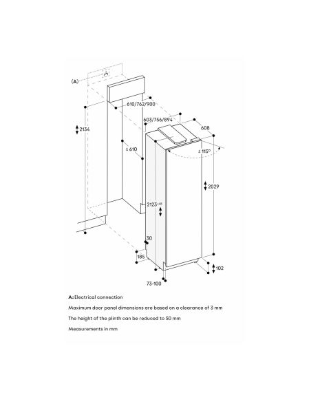GAGGENAU RVC477190 Expressive Серии 76,2cm Черный Vario Встраиваемый Холодильник С зоной сохранения свежести близкой к 0 °C