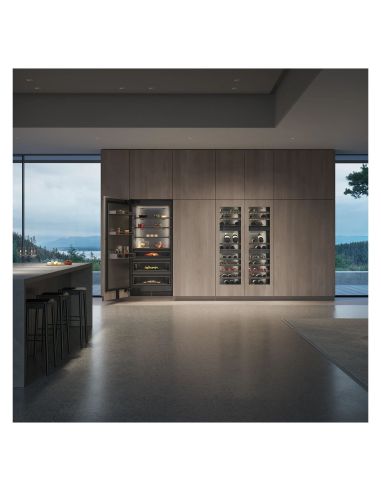 GAGGENAU RVC477190 Expressive SARJA 76,2cm Must Vario Integreeritud Külmik-Jahekapp Nullkraaditsooniga 0°C tsooniga