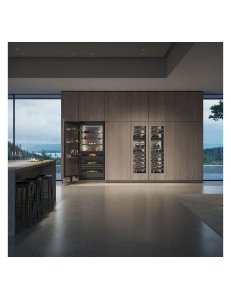 GAGGENAU RVC477190 Expressive SARJA 76,2cm Must Vario Integreeritud Külmik-Jahekapp Nullkraaditsooniga 0°C tsooniga