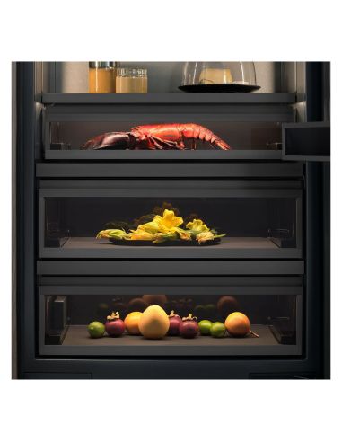 GAGGENAU RVC477190 Expressive Серии 76,2cm Черный Vario Встраиваемый Холодильник С зоной сохранения свежести близкой к 0 °C