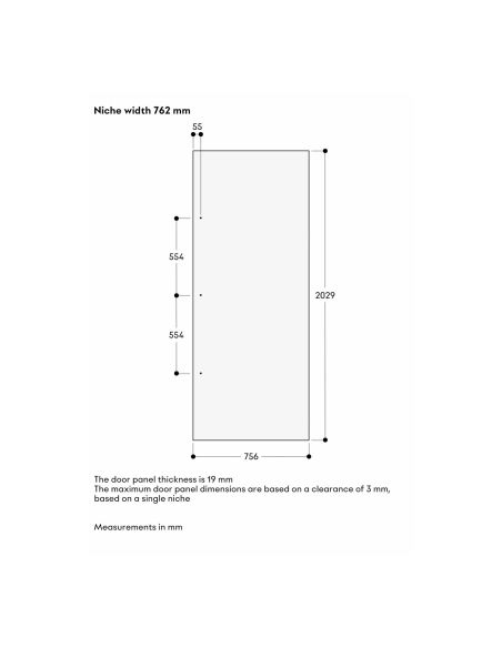 GAGGENAU RVC477190 Expressive Серии 76,2cm Черный Vario Встраиваемый Холодильник С зоной сохранения свежести близкой к 0 °C