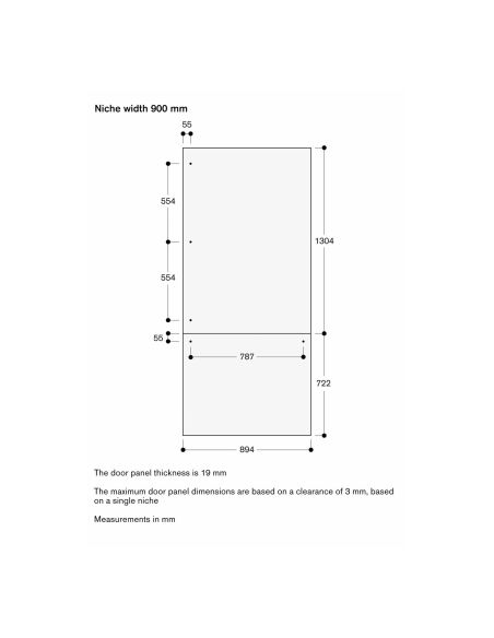 GAGGENAU RVB497190 Expressive Sarja 90cm Musta Vario Integroitu Jääkaappi- ja pakastinyhdistelmä (9)