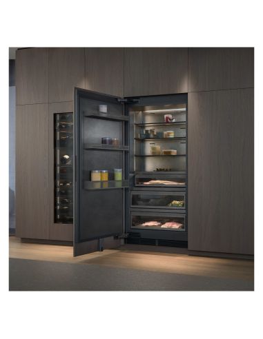 GAGGENAU RVF417190 Expressive Серии Черного цвета 45,1cm Vario Встраиваемый Морозильник (2)