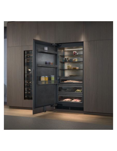 GAGGENAU RVF417190 Expressive Серии Черного цвета 45,1cm Vario Встраиваемый Морозильник (2)