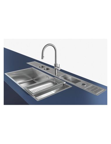 ARTINOX VQSF2142 16 St.Steel COLANDER for sinks depth 40cm (2)