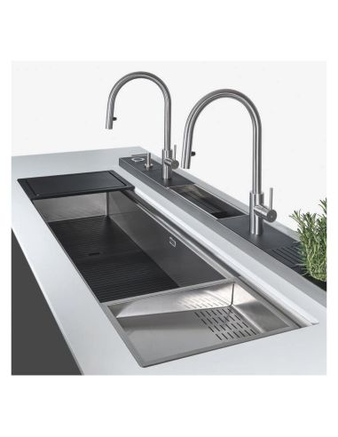 ARTINOX VQSI2842 St.Steel SLANTED Colander for NEWGO sinks (2)