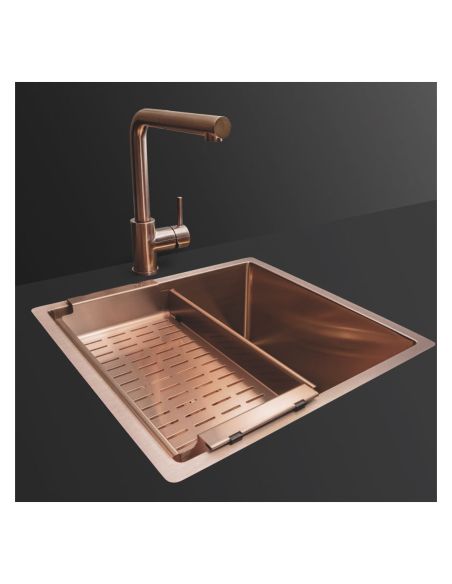 ARTINOX 2142 Värviline Puuviljakaus TITANIUM sarja valamutele sügavusega 40cm