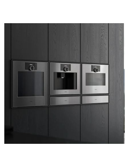 GAGGENAU GW251100 Minimalistic Sarja 60cm Musta 14cm korkea kahvaton Lämpimänäpitolaatikko (4)