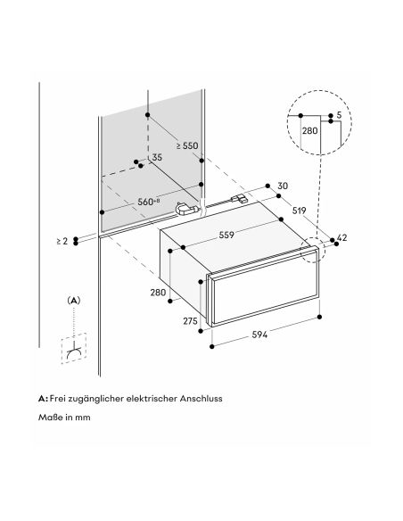GAGGENAU GW252130 Minimalistic Series 60cm Sterling 28cm high warming drawer without handle (2)