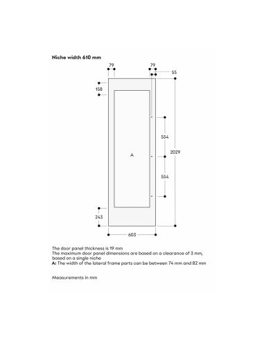 GAGGENAU RVW467170 61cm Expressive Series Integreeritav Veinikülmik