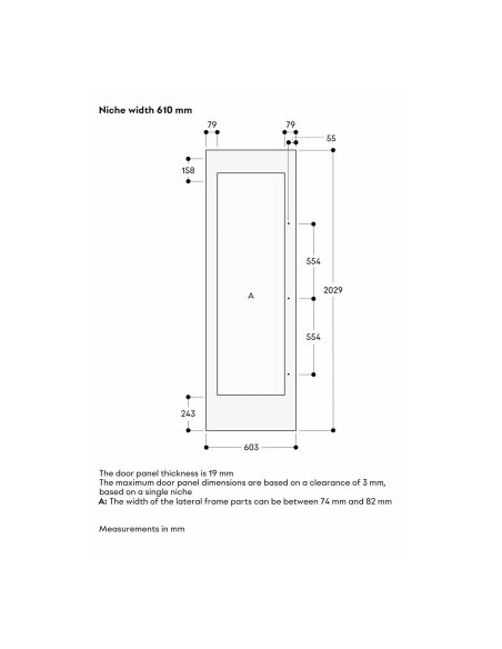 GAGGENAU RVW467170 61cm Expressive Series Integreeritav Veinikülmik