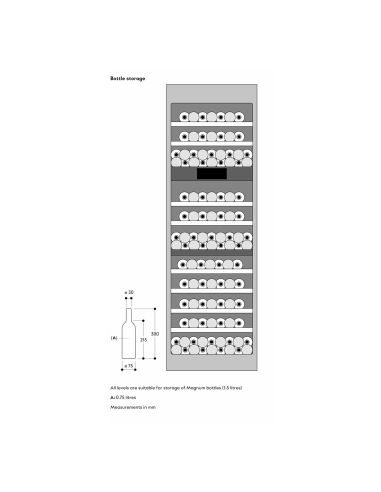 GAGGENAU RVW467170 61cm Expressive Series Integreeritav Veinikülmik