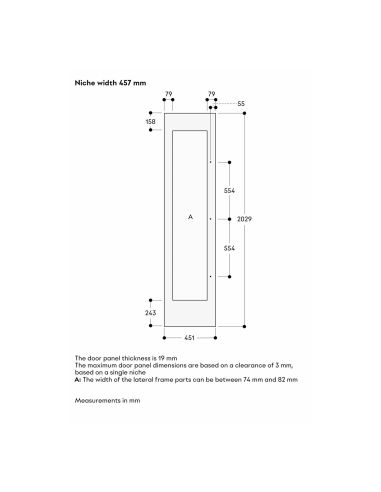 GAGGENAU RVW417170 46cm Expressive Series Черный Интегрируемый Винный шкаф (13)