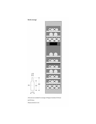 GAGGENAU RVW417170 46cm Expressive Series Black Integrated Wine Cooler (8)