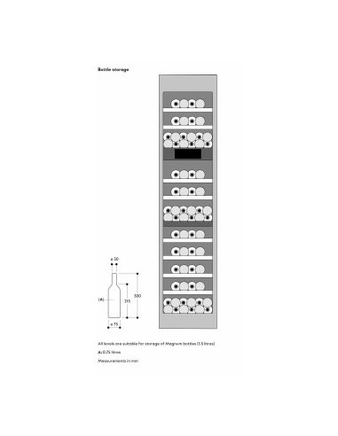 GAGGENAU RVW417170 46cm Expressive Series Black Integrated Wine Cooler (9)