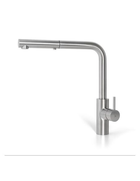ARTINOX ARION Marina St. Steel Mixer Tap with Pull-Out Single Spray SS03063