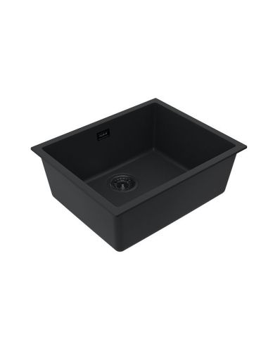 ALVEUS OMNI 30 G90 Black Edition (55x45) Fragranit Kitchen sink (4)