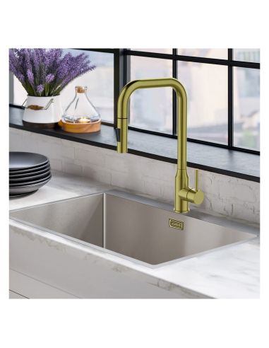 ALVEUS BLOOM-PS Monarch kitchen mixer with pull-out shower (7)
