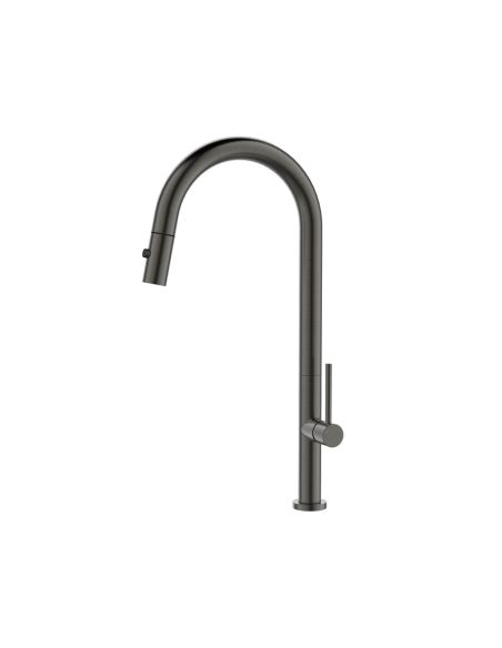 ALVEUS NOVA-PS Monarch kitchen mixer with pull-out shower Anthracite Brushed
