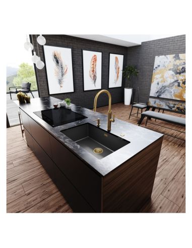 FRANKE MYTHOS Masterpiece Color with swivel spout pull-out hand shower Kitchen Taps (11)
