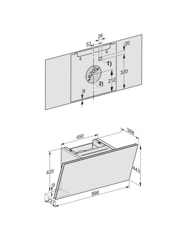 MIELE DAH 2960 EXTA Escala Настенная вытяжка (2)