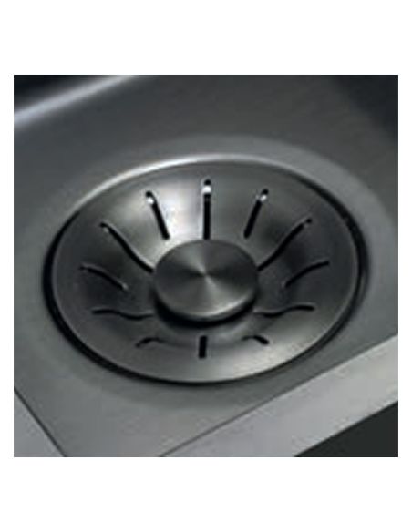 ARTINOX SS02747 Gun Metal-Черный 31/2" Донный клапан с дистанционным управлением для моек серии TITANIUM (2)